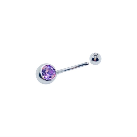 Belly Ring Amethyst - Picture 2 of 2